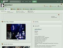 Tablet Screenshot of darkwillow1.deviantart.com