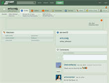 Tablet Screenshot of ericcraig.deviantart.com