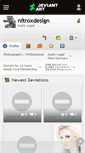 Mobile Screenshot of nitroxdesign.deviantart.com