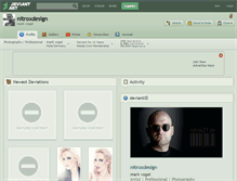 Tablet Screenshot of nitroxdesign.deviantart.com