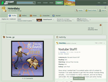 Tablet Screenshot of helenbaby.deviantart.com