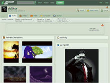 Tablet Screenshot of cld21xx.deviantart.com