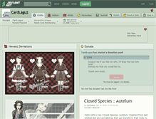 Tablet Screenshot of cardlaguz.deviantart.com