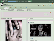 Tablet Screenshot of cuteyfs.deviantart.com
