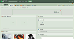 Desktop Screenshot of enazlin.deviantart.com