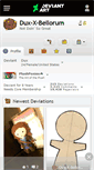 Mobile Screenshot of dux-x-bellorum.deviantart.com