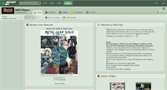 Desktop Screenshot of mgs-fans.deviantart.com