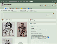 Tablet Screenshot of miamiceman.deviantart.com