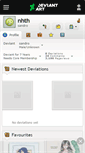 Mobile Screenshot of nhth.deviantart.com