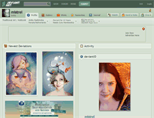 Tablet Screenshot of mistrel.deviantart.com