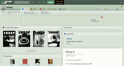 Desktop Screenshot of ehbap.deviantart.com