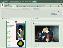 Tablet Screenshot of luced0.deviantart.com