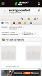 Mobile Screenshot of androgynousfeet.deviantart.com
