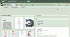 Desktop Screenshot of luna-white.deviantart.com