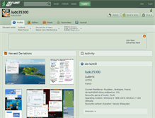 Tablet Screenshot of ludo35300.deviantart.com