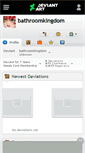Mobile Screenshot of bathroomkingdom.deviantart.com