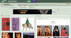 Desktop Screenshot of lutra-gem.deviantart.com