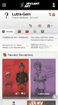 Mobile Screenshot of lutra-gem.deviantart.com