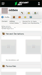 Mobile Screenshot of oddsea.deviantart.com