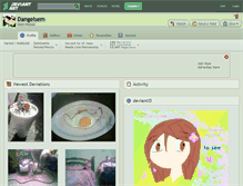 Tablet Screenshot of dangelsem.deviantart.com