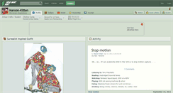 Desktop Screenshot of maroon-kitten.deviantart.com