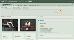 Desktop Screenshot of natural-bitch.deviantart.com