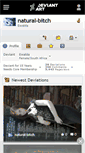 Mobile Screenshot of natural-bitch.deviantart.com