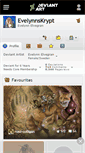 Mobile Screenshot of evelynnskrypt.deviantart.com