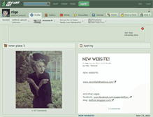 Tablet Screenshot of niqe.deviantart.com