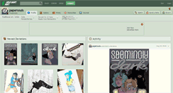 Desktop Screenshot of papersouls.deviantart.com