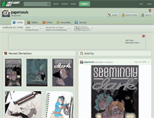 Tablet Screenshot of papersouls.deviantart.com