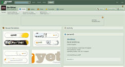 Desktop Screenshot of davidmac.deviantart.com