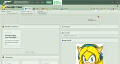 Desktop Screenshot of moonlightthecat.deviantart.com