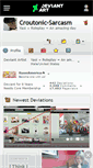 Mobile Screenshot of croutonic-sarcasm.deviantart.com