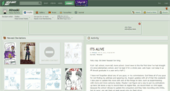 Desktop Screenshot of minooki.deviantart.com
