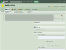 Tablet Screenshot of ducklingquack.deviantart.com