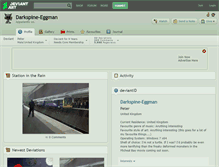 Tablet Screenshot of darkspine-eggman.deviantart.com