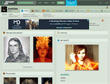 Tablet Screenshot of anettlee.deviantart.com