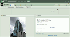 Desktop Screenshot of gamenac.deviantart.com
