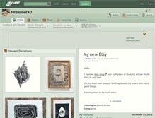 Tablet Screenshot of fireraiserxd.deviantart.com