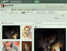 Tablet Screenshot of maeveschild.deviantart.com