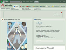 Tablet Screenshot of onthefritz.deviantart.com