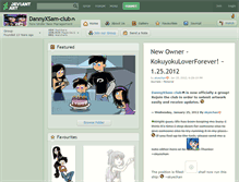 Tablet Screenshot of dannyxsam-club.deviantart.com