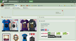 Desktop Screenshot of favoritedarkness.deviantart.com