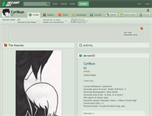 Tablet Screenshot of cyriikun.deviantart.com