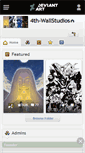 Mobile Screenshot of 4th-wallstudios.deviantart.com