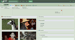 Desktop Screenshot of carango.deviantart.com