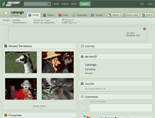 Tablet Screenshot of carango.deviantart.com