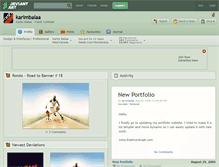 Tablet Screenshot of karimbalaa.deviantart.com