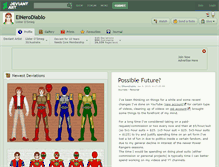 Tablet Screenshot of elnerodiablo.deviantart.com